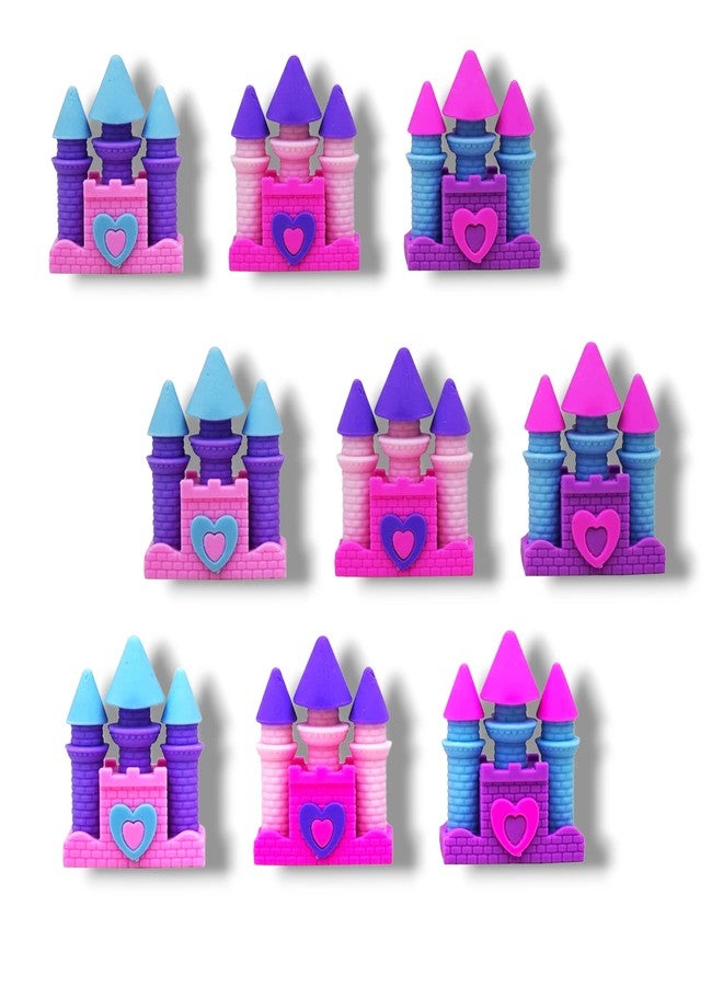 SAMVARDHAN 3D Castle Design Shape Erasers for Kids/Girls Birthday Return Gifts (12) - Image 4